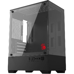 Корпус Bloody CC-125-BK, Mini-Tower, чёрный