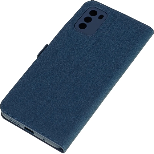 Чехол (флип-кейс) DF poFlip-03 для Xiaomi Poco M3 синий