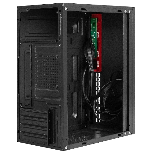 Компьютерный корпус Minitower ExeGate BAA-403-UNS500 (mATX, БП UNS500 с вент. 12см, 2*USB, HD Audio, черный)