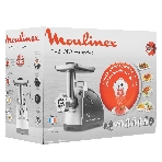 Мясорубка электрическая Moulinex ME688832 черный, 2200 Вт, 4.5 кг/мин, реверс, насадки - 6