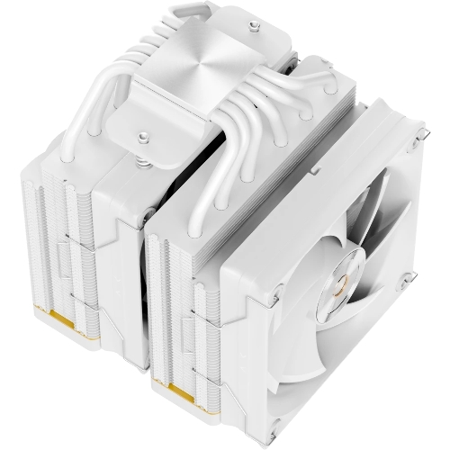 Кулер Ocypus Iota A62 WH Iota-A62-WH белый 120мм алюминий+медь 2000rpm 29db 4-pin 260W 158мм