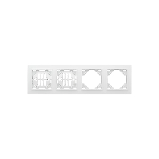 Рамка 4-м Минск горизонтальная бел. Basic EKF ERM-G-304-10