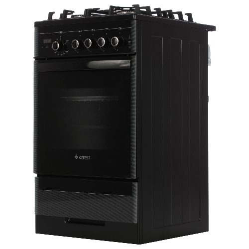 Плита газовая Gefest ПГ 5500-03 0044 черный, конфорок 4 шт, духовка 52 л, 50 см x 85 см x 58.5 см