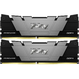 Оперативная память Kingston Fury Renegade, DDR4, 16GB (2x8GB), 3600MHz, CL16, DIMM, с радиаторами, серый/черный