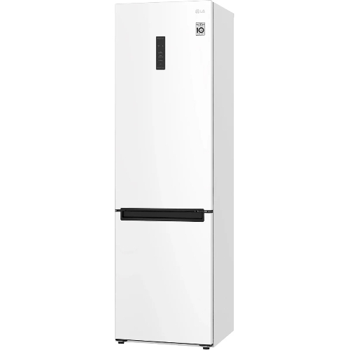 Холодильник LG GA-B509LQYL белый двухкамерный 277/107л морозилка снизу, No Frost