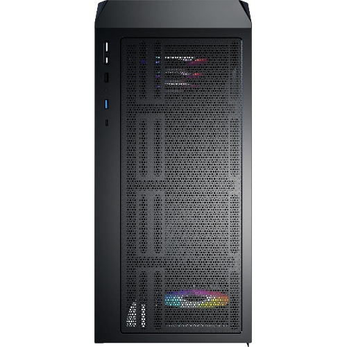 Компьютерный корпус Montech X5 черный без БП ATX 4x120мм 1xUSB2.0 1xUSB3.0 audio bott PSU