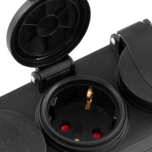 Сетевой фильтр Buro 300MDP-3-B 3 м, 3 розетки, черный, коробка