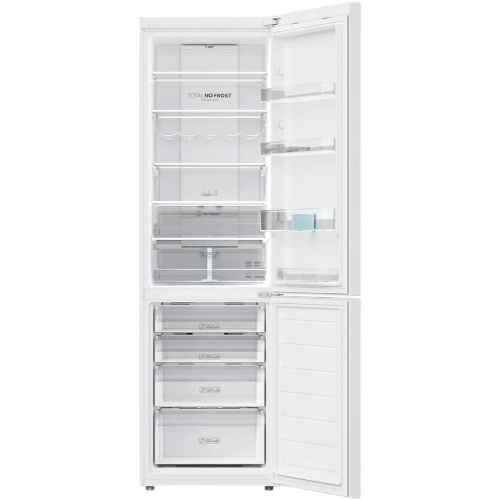 Холодильник Haier C2F637CWMVU1 белый, двухкамерный, 278/108л, морозилка снизу, No Frost