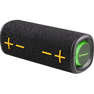Колонка портативная Defender Union black (20Вт, 2.0 стерео, Bluetooth, питание от аккумулятора)