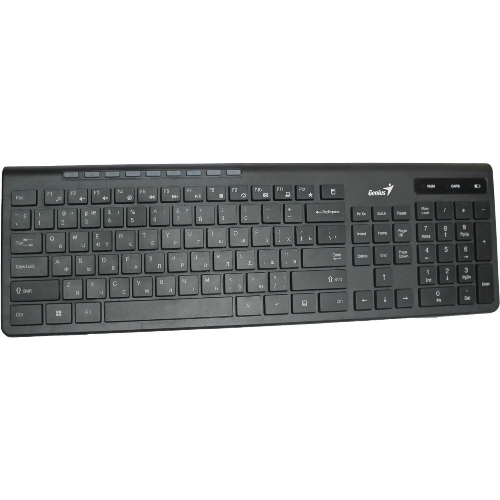 Клавиатура беспроводная Genius SlimStar 7230, USB, Радиоканал, черный
