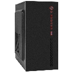 Компьютерный корпус Minitower ExeGate BAA-403-UNS500 (mATX, БП UNS500 с вент. 12см, 2*USB, HD Audio, черный)