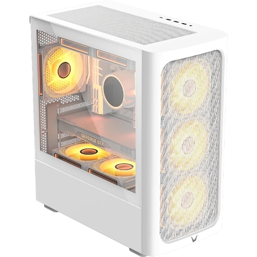 Компьютерный корпус Aerocool/Formula V Line Air Mesh G3 Plus White, MATX, Type-C*1, USB 3.0*2, FRONT 3x120мм FRGb, REAR 1x120мм FRGb