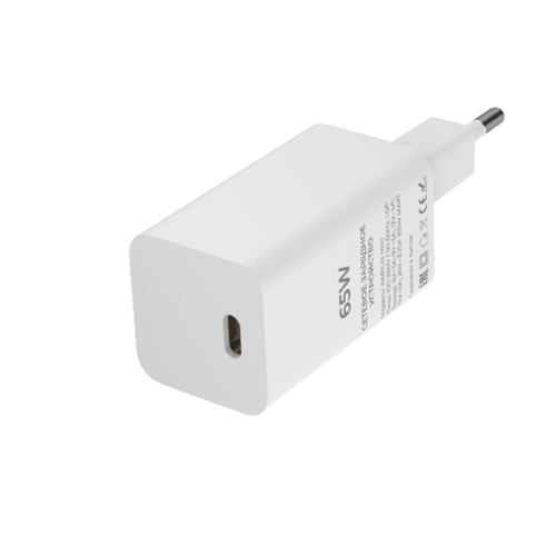 Сетевое зарядное устройство Maxvi A481GN mini 65W, USB-C, белый