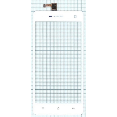 Сенсорное стекло (тачскрин) для OPPO Mirror R819, белое