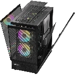 Компьютерный корпус AeroCool/Formula Crystal Z8 FLOE черный без БП ATX 3x120мм 5x140мм 1xUSB2.0 1xUSB3.0 1xUSB3.1 audio bott PSU