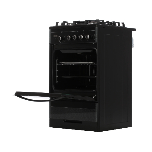 Плита газовая Gefest ПГ 5500-03 0044 черный, конфорок 4 шт, духовка 52 л, 50 см x 85 см x 58.5 см