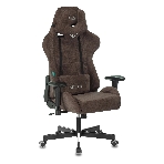 Кресло Бюрократ VIKING KNIGHT LT10 FABRIC коричневый, ткань, 120 кг, механизм качания
