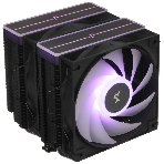 Кулер для процессора DEEPCOOL AG620 BK ARGB V2 черный 120мм алюминий+медь 1850rpm 29.4db 4-pin 260W 157мм