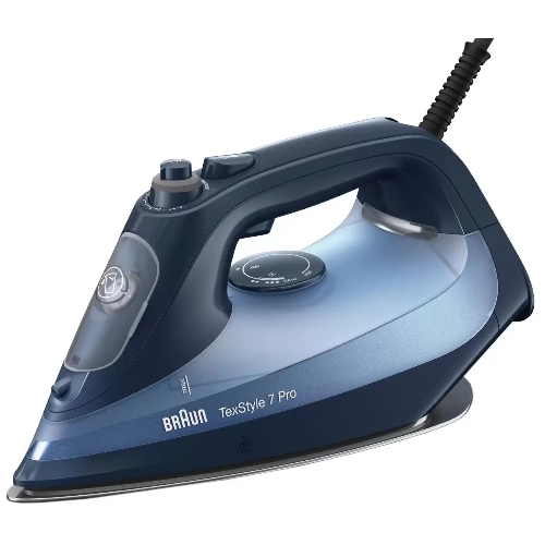Утюг Braun SI7160BL синий, 3000 Вт, 50 г/мин, 220 г/мин, 300 мл