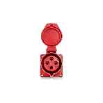Розетка стационарная наружная EKF ps-114-16-380 16А 380В 3P+РЕ IP44 (114)