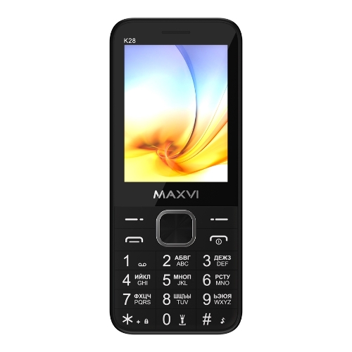 Мобильный телефон Maxvi K28 32/32Mb черный