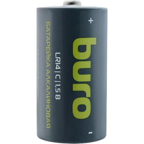 Батарея Buro Alkaline LR14 C 7500mAh (2шт) блистер, 1.5 В