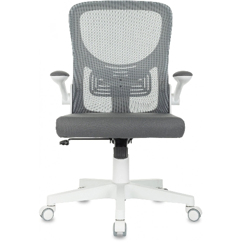 Кресло Бюрократ ASTER N-W TW-04 Neo Grey темно-серый, сетка/ткань, 120 кг, механизм качания