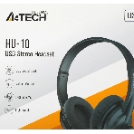 Гарнитура A4Tech HU-10 чёрный, проводная