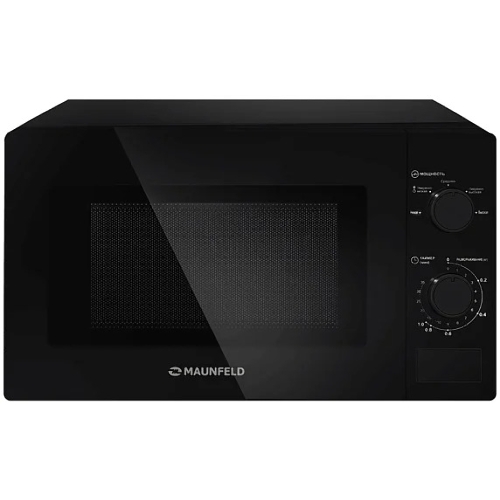 Микроволновая печь Maunfeld MFSMO720MB01 черный, 20 л, 700 Вт, переключатели - поворотный механизм