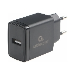 Сетевое зарядное устройство Cablexpert MP3A-PC-55, 10.5Вт, 2.1А, 1хUSB, черный, пакет