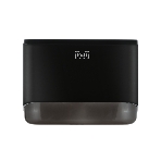 Диспенсер бумажных полотенец Puff-5140Bl черный, с замком, ABS-пластик