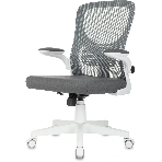 Кресло Бюрократ ASTER N-W TW-04 Neo Grey темно-серый, сетка/ткань, 120 кг, механизм качания