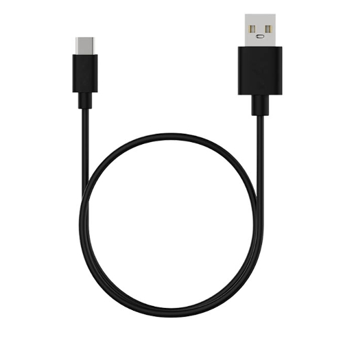Автомобильное зарядное устройство Maxvi CCM-PS242 Plus T 2хUSB 2.4А + кабель Type-C 1м, черный