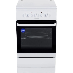 Плита электрическая Hansa FCEW53000 белый, конфорок 4 шт, духовка 68 л, 50 см x 85 см x 60 см