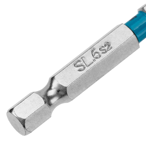 Бита Gross 113026 SL6,0х50 мм, сталь S2, шестигр., 10 шт.