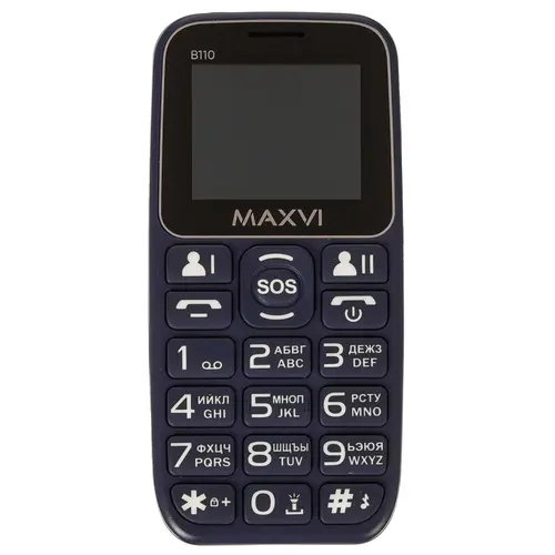 Мобильный телефон Maxvi B110 синий