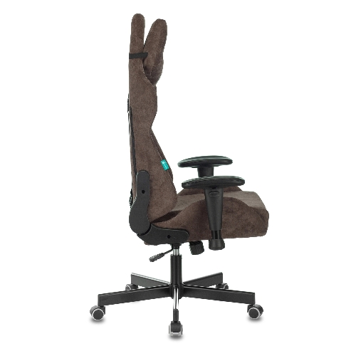 Кресло Бюрократ VIKING KNIGHT LT10 FABRIC коричневый, ткань, 120 кг, механизм качания