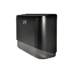 Диспенсер бумажных полотенец Puff-5140Bl черный, с замком, ABS-пластик