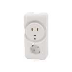 Розетка РШ/Евро Rexant двойная для электрической плиты 32 А/16 A, 250 В, 2Р+РЕ (ОУ) белая