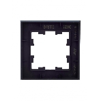 Рамка 1-местная IEK BRITE РУ-1-2-БрТБ (BR-M12-G-K45) стекло темная бронза