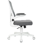 Кресло Бюрократ ASTER N-W TW-04 Neo Grey темно-серый, сетка/ткань, 120 кг, механизм качания