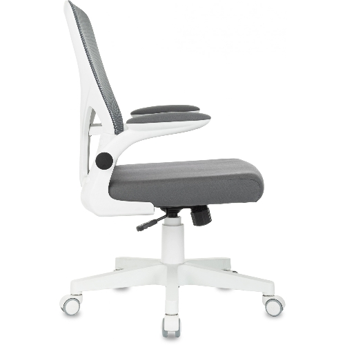 Кресло Бюрократ ASTER N-W TW-04 Neo Grey темно-серый, сетка/ткань, 120 кг, механизм качания