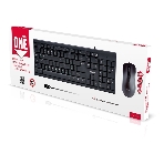 Комплект клавиатура+мышь Smartbuy ONE SBC-114282-K проводной, USB, 2400 DPI, чёрный