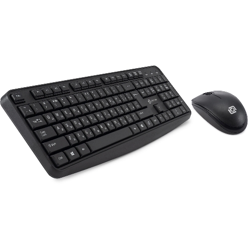 Комплект клавиатура+мышь Oklick S603 проводной, USB, 1200 DPI, чёрный