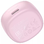 Наушники TWS Hoco EW111 Friendly розовый, внутриканальные, Bluetooth, до 4 ч