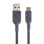 Кабель QUMO 32962 USB-A на Type-C, силиконовый, 1м, 3A, 18W (серый)