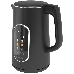 Чайник электрический Candy CK-400 1.7л. 2200Вт черный корпус: нерж.сталь/пластик (FM04WKM00RU)