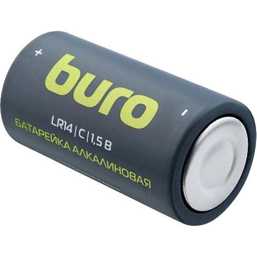 Батарея Buro Alkaline LR14 C 7500mAh (2шт) блистер, 1.5 В