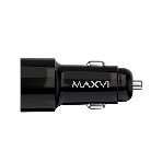 Автомобильное зарядное устройство Maxvi CCM-PS242 Plus T 2хUSB 2.4А + кабель Type-C 1м, черный