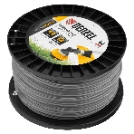 Леска для триммера Denzel двухкомпонентная квадрат, 4,0мм х 62м, на DIN катушке EXTRA CORD